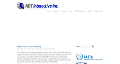 Desktop Screenshot of interactive-ndt.com
